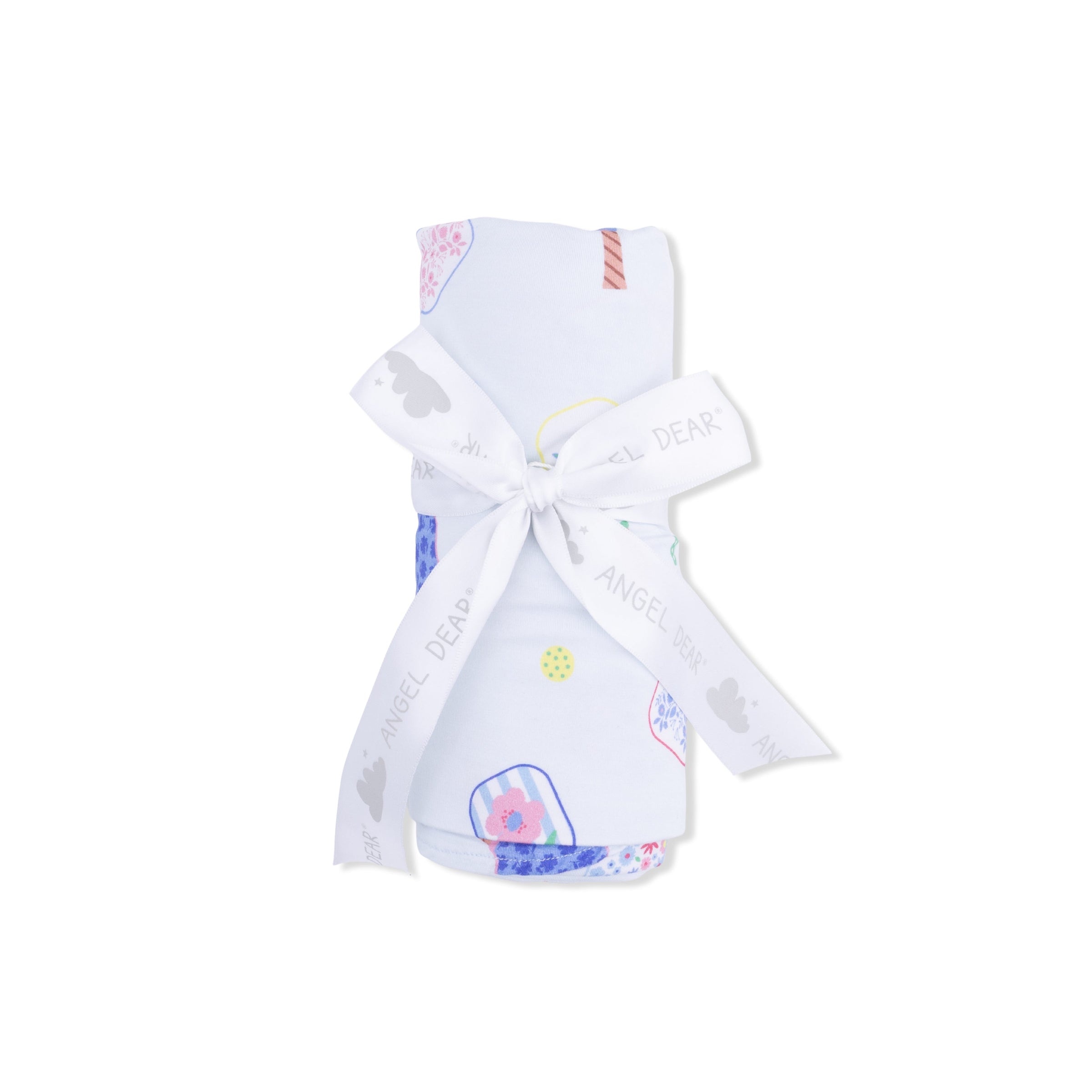 Angel Dear Floral Pickleball Swaddle Blanket