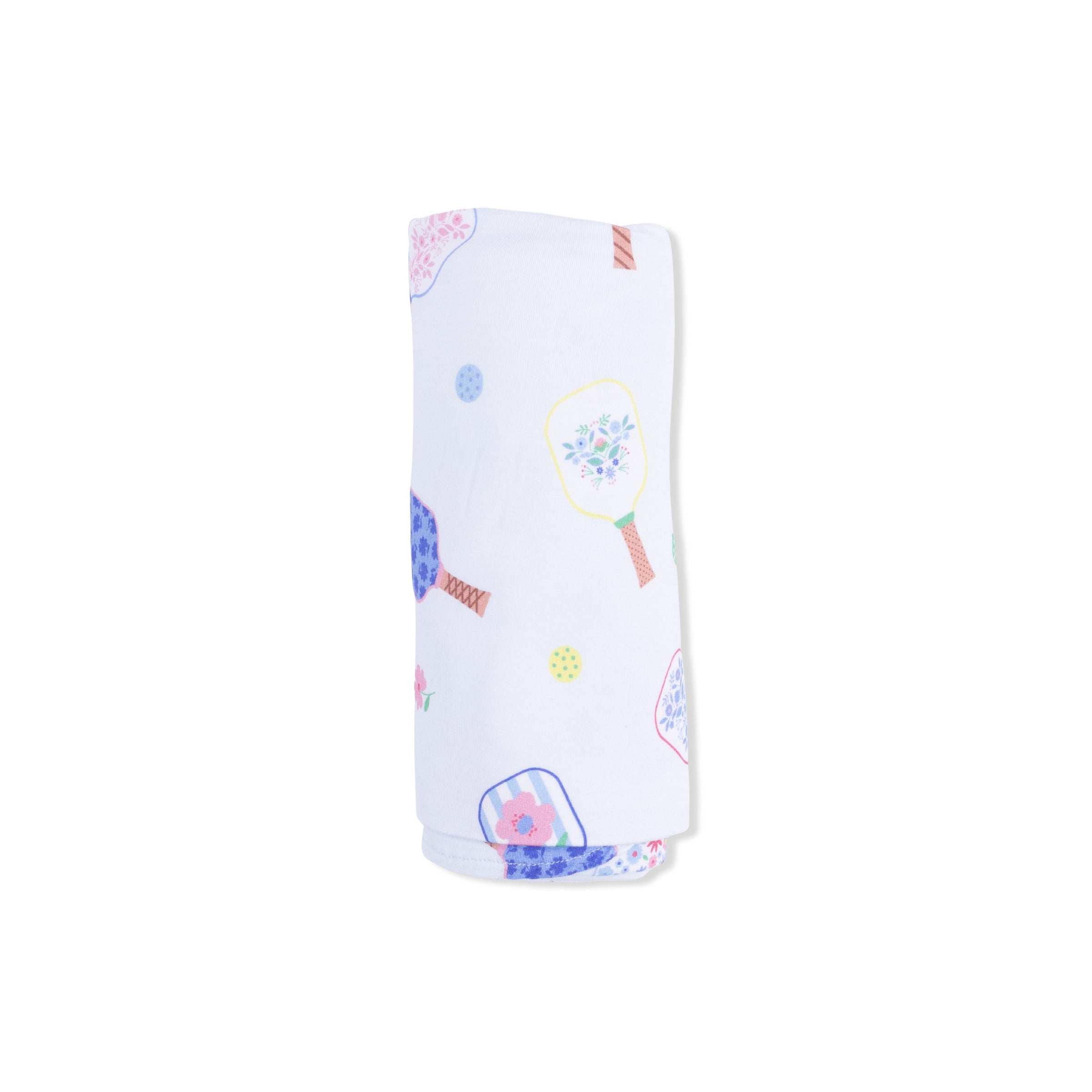 Angel Dear Floral Pickleball Swaddle Blanket