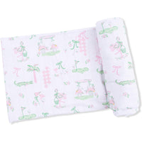 Angel Dear Pretty Golf Swaddle Blanket