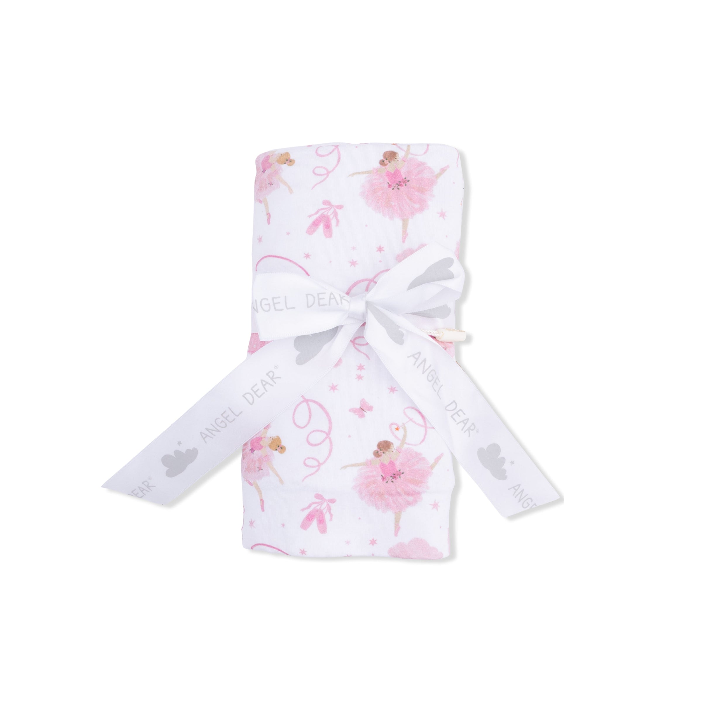Angel Dear Ribbon Ballerinas Swaddle Blanket