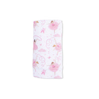 Angel Dear Ribbon Ballerinas Swaddle Blanket