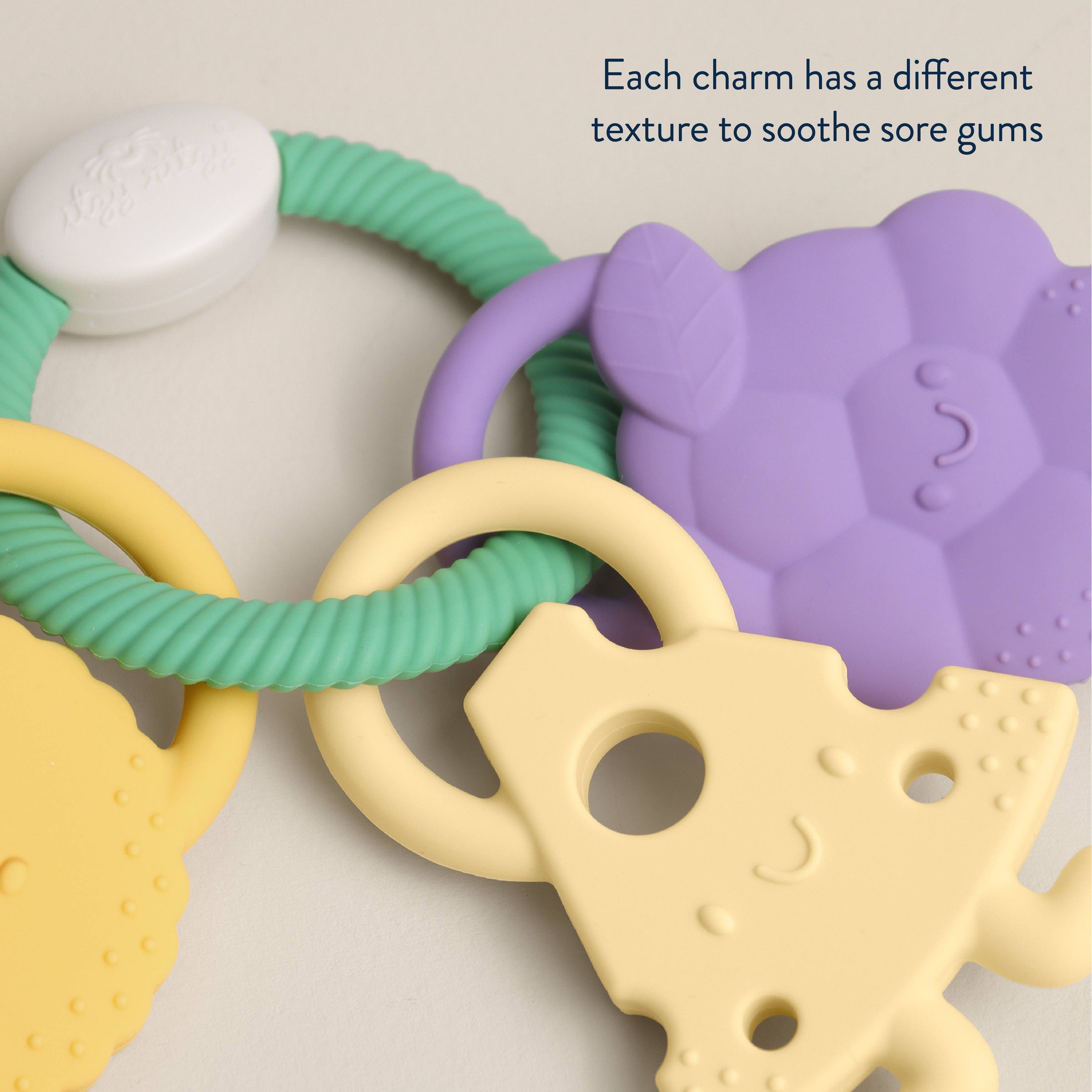 Itzy Ritzy Itzy Trio™ Multi-textured Silicone Teether Charcuterie