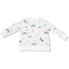 Angel Dear Soft Dinos French Terry Green Raglan Sweatshirt + Jogger Set