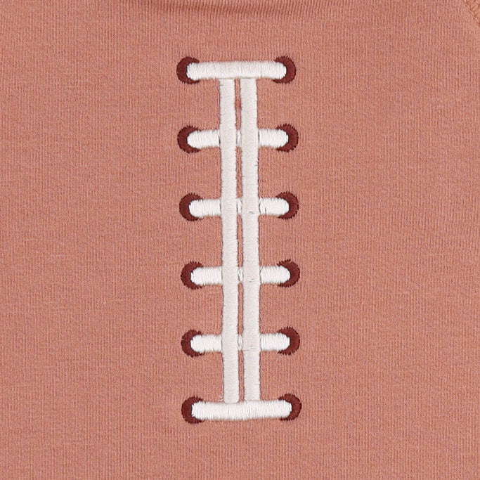 Angel Dear Football Laces Raglan Sweatshirt & Jogger Set
