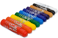 The Pencil Grip Kwik Stix Paint Sticks, Set of 10 Rainbow Colors