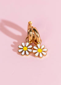 Pierced Co - White Daisy Charms