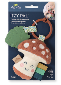 Itzy Ritzy Itzy Pal Plush + Teether Mushroom