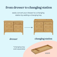 DaVinci Jayden 6-Drawer Double Wide Dresser