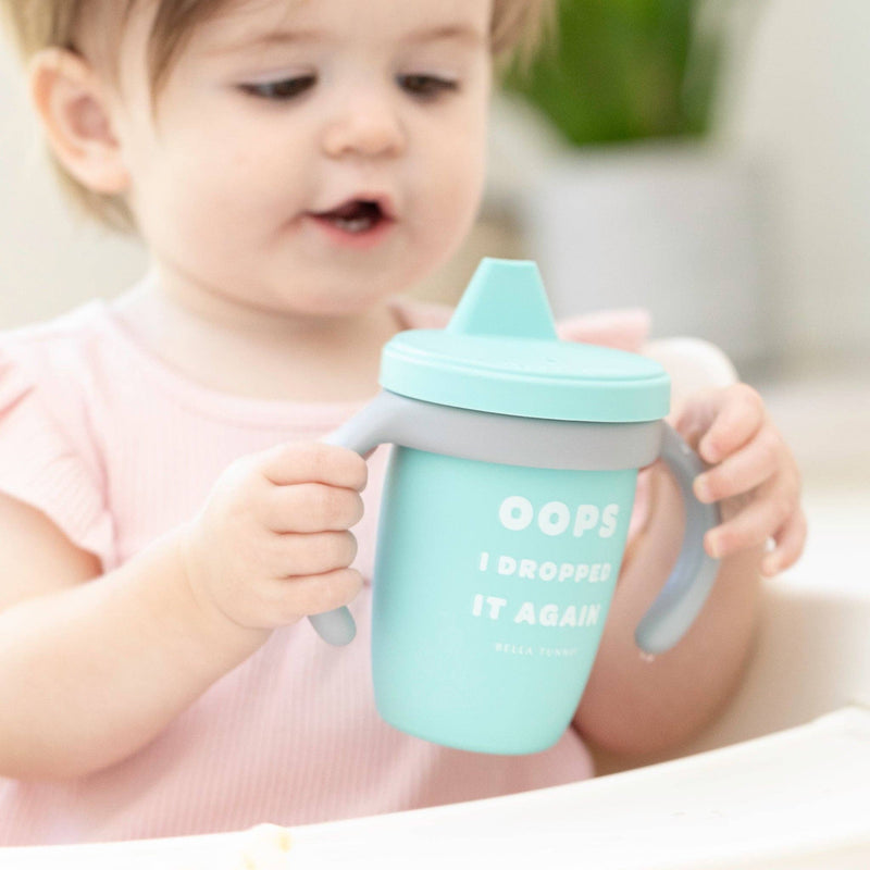 Bella Tunno Dropped it Again Happy Sippy Cup: Blue