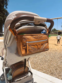 Itzy Ritzy Nash Saddle Adjustable Travel Stroller + Wagon Caddy