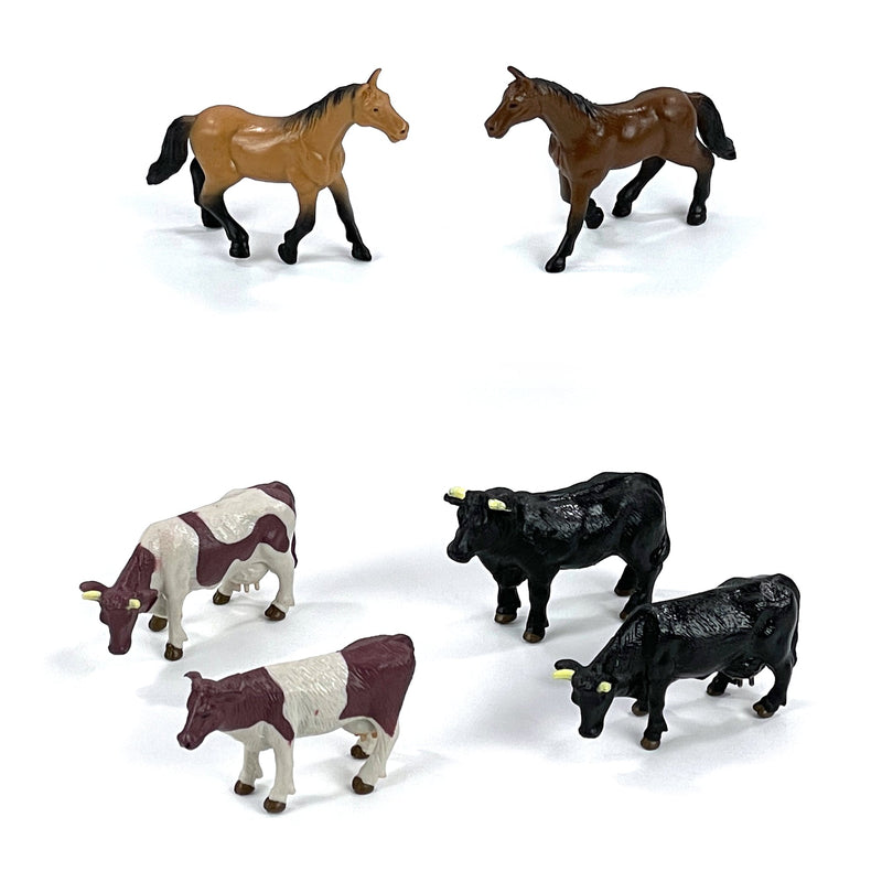 Big Country Toys 1:32 Scale Mini Farm Set 30Pcs