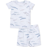 Angel Dear Little Whales Loungewear Short Set