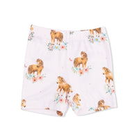 Angel Dear Pink Ponies Loungewear Short Set