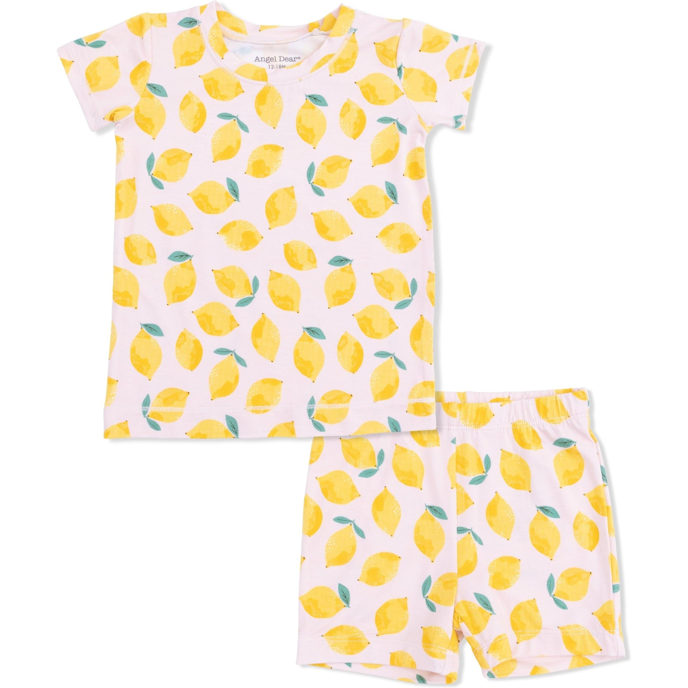 Angel Dear Sunny Lemons Loungewear Short Set