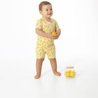 Angel Dear Sunny Lemons Loungewear Short Set
