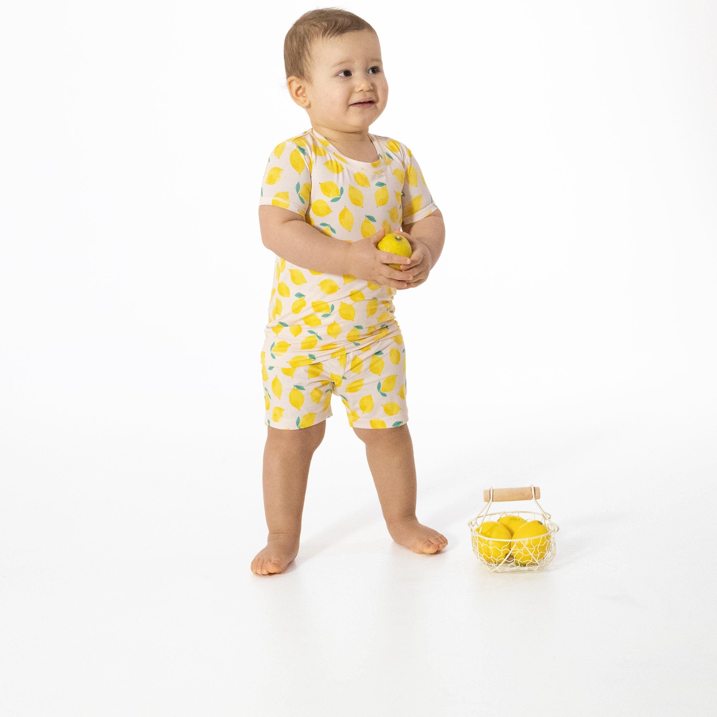 Angel Dear Sunny Lemons Loungewear Short Set