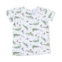 Angel Dear Crayon Alligators Loungewear Short Set