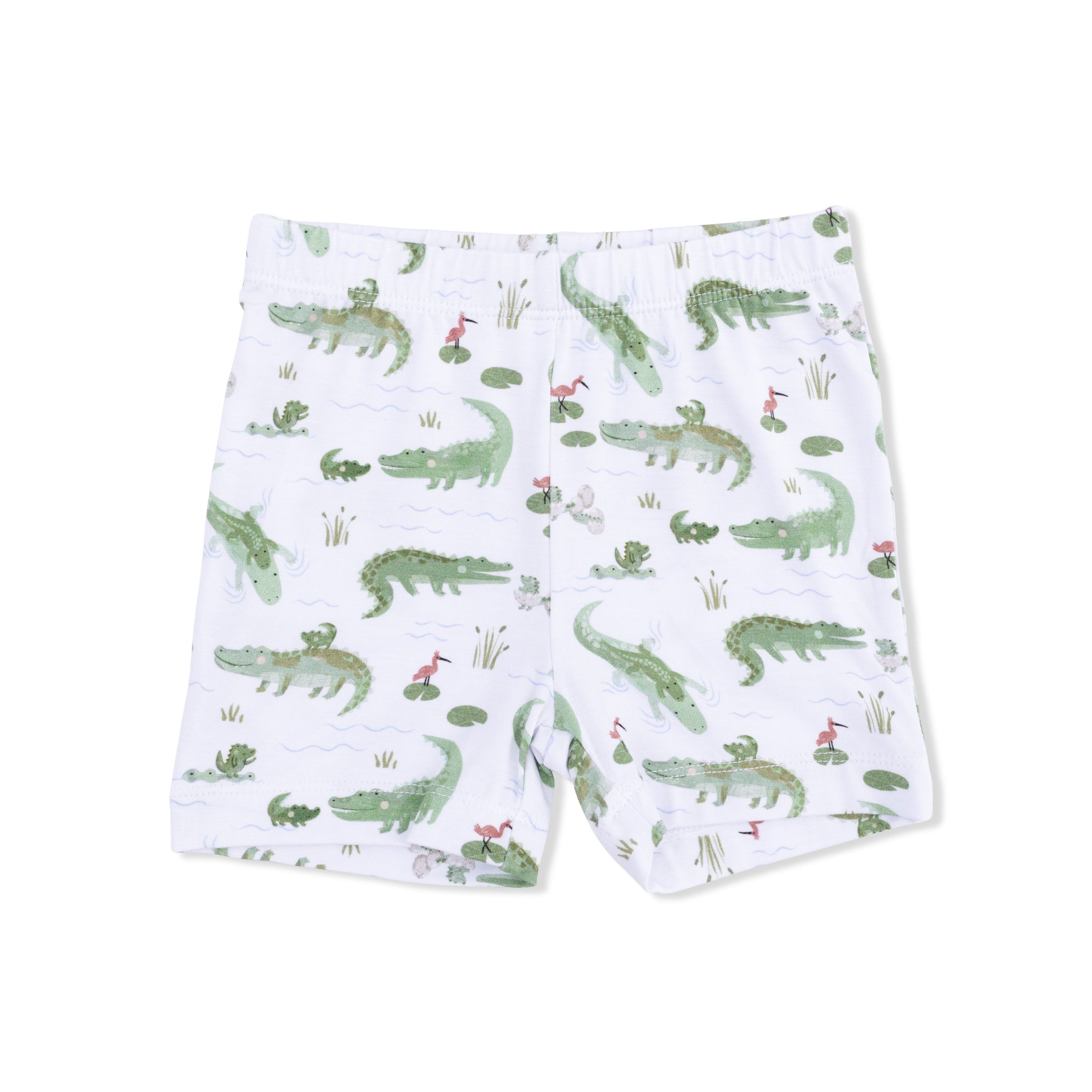 Angel Dear Crayon Alligators Loungewear Short Set