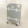 Coco Village Vegan Leather Carry-On Suitcase | Ocean