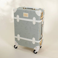 Coco Village Vegan Leather Carry-On Suitcase | Ocean