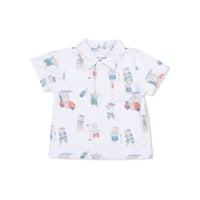 Angel Dear Golfing Teddy Bears Polo with Casual Short