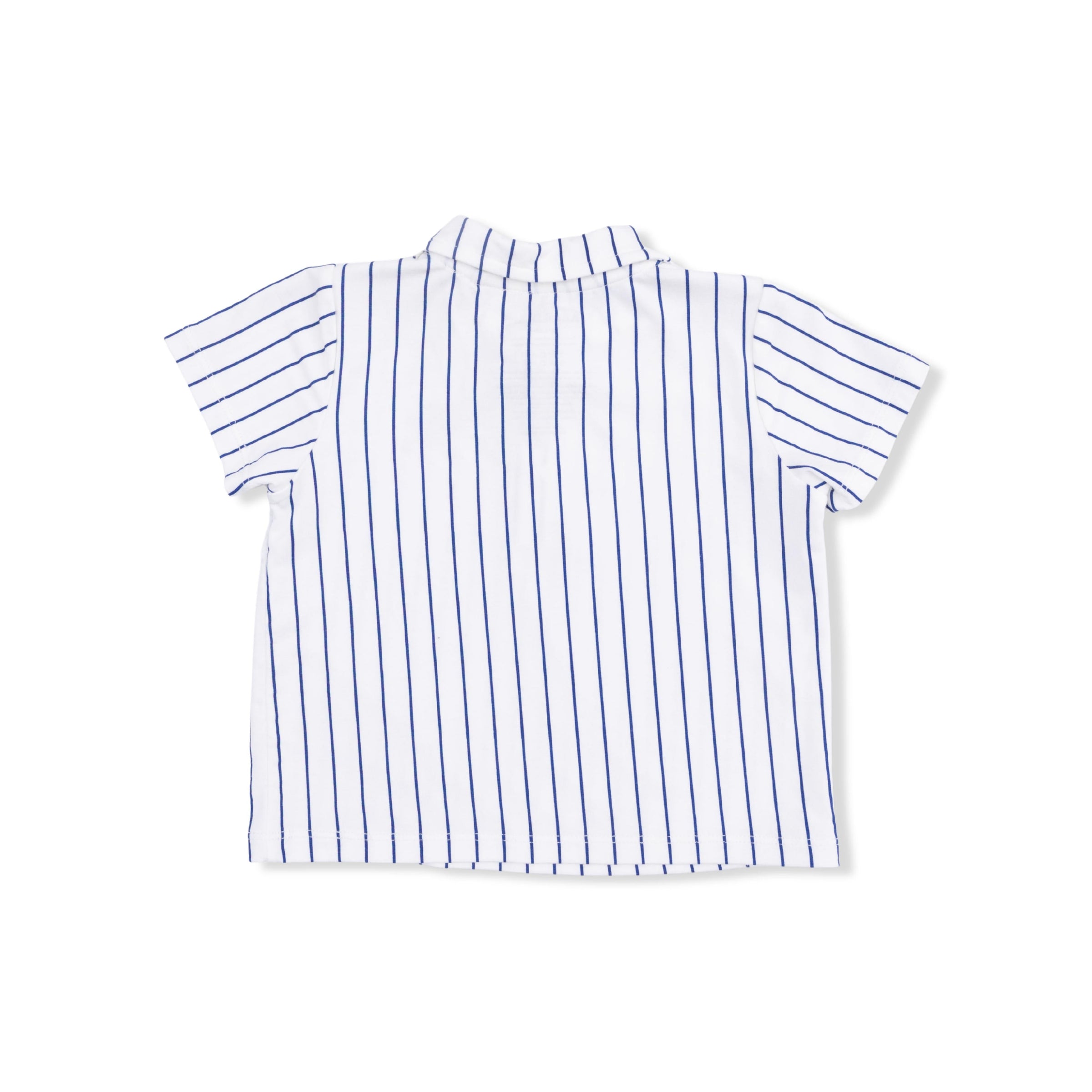 Angel Dear Baseball Stripe Polo with Everyday Short