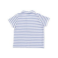 Angel Dear Navy Stripe Polo with Everyday Short
