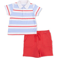Angel Dear Preppy Rugby Polo with Everyday Short
