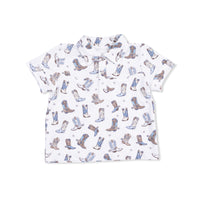 Angel Dear Cowboy Boots Cowboy Polo with Casual Short