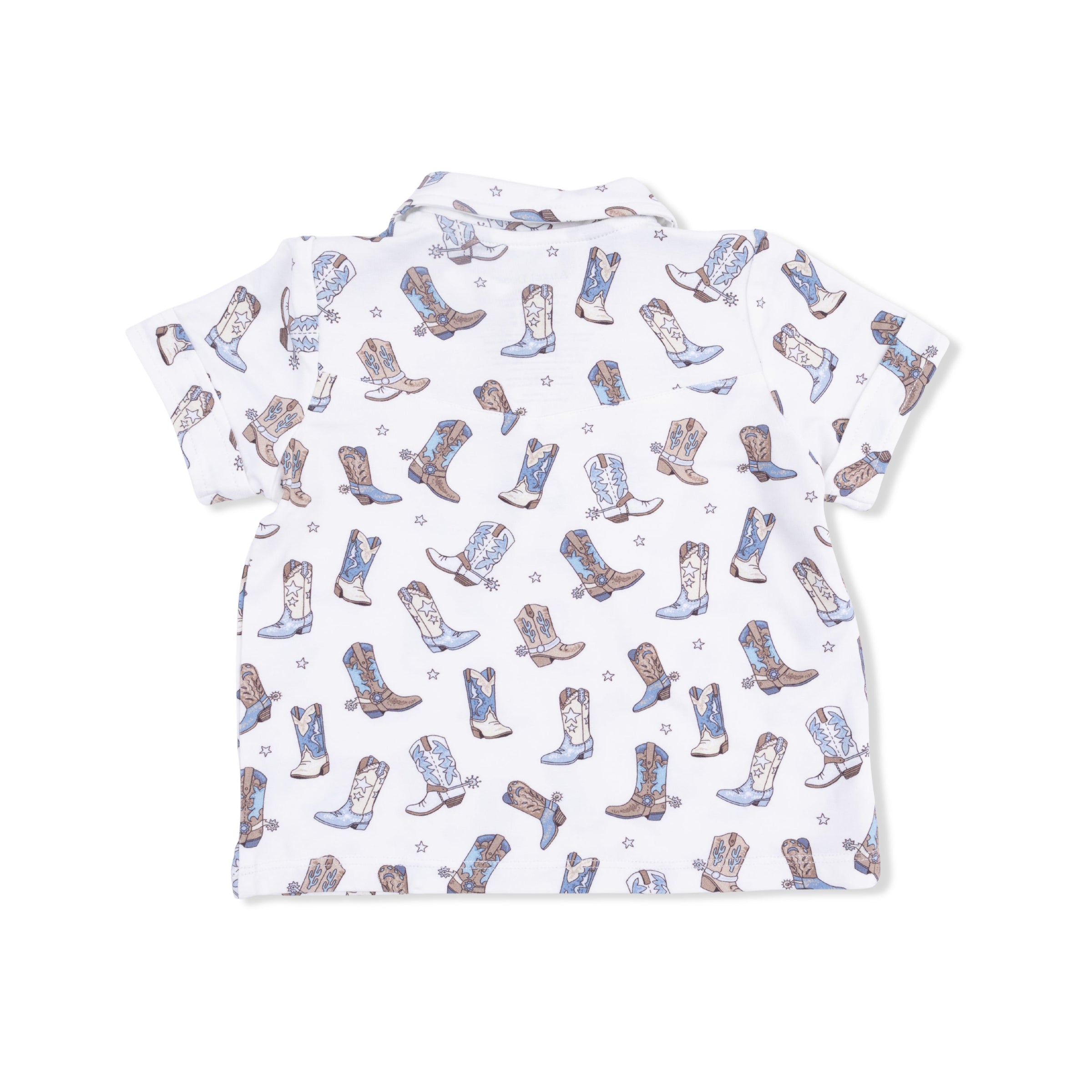 Angel Dear Cowboy Boots Cowboy Polo with Casual Short