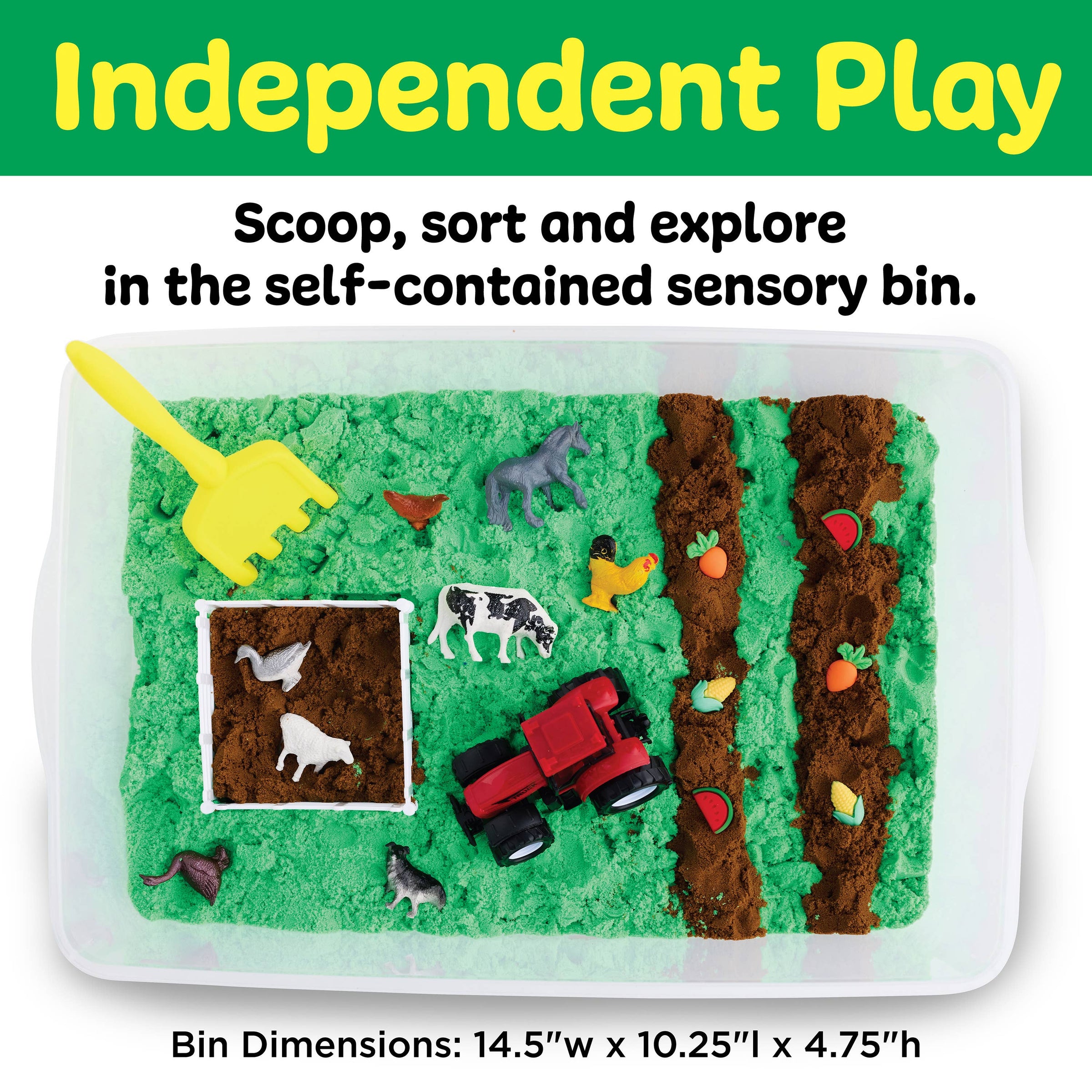 Faber-Castell / Creativity for Kids - Sensory Bin Farm Activity Kit for Kids