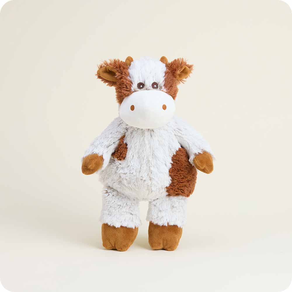 Warmies: America’s Favorite Microwave Plush Brand - Cinnamon Latte Cow Warmies