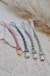 Itzy Ritzy Sweetie Strap Silicone One-Piece Pacifier Clips