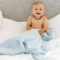 Saranoni Satin Border Receiving Blankets