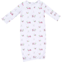 Angel Dear Baby Golf Carts Pink Kimono Gown