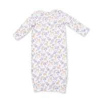 Angel Dear Floral Deer Kimono Gown & Knot Headband