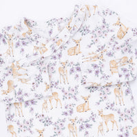 Angel Dear Floral Deer Kimono Gown & Knot Headband