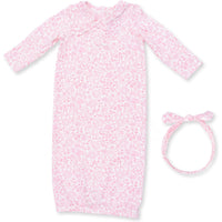 Angel Dear Baby Woodland Kimono Gown & Knot Headband