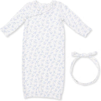Angel Dear Rose Briar Kimono Gown & Knot Headband