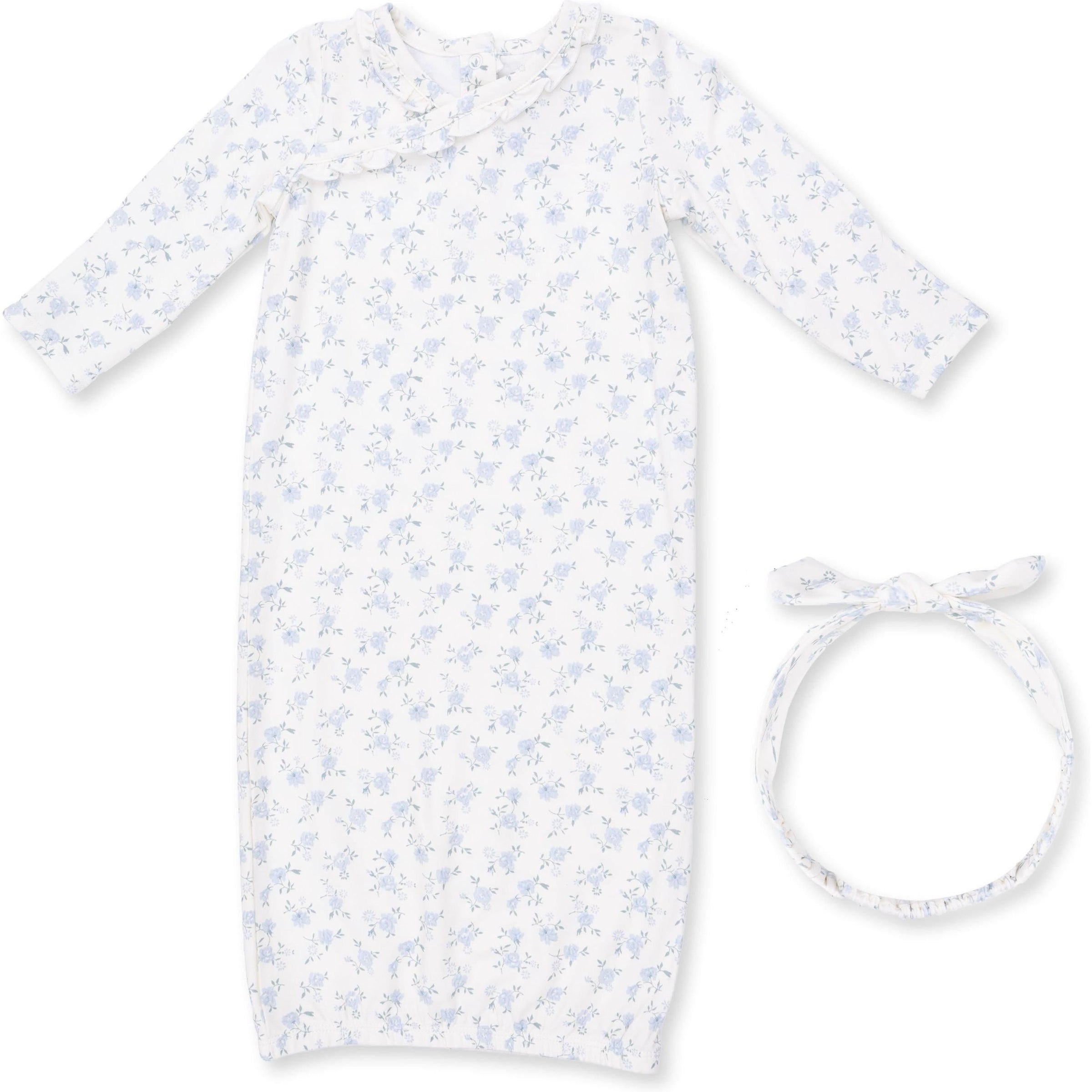 Angel Dear Rose Briar Kimono Gown & Knot Headband