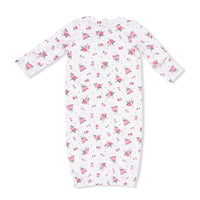 Angel Dear Pink Rosettes Kimono Gown & Knot Headband