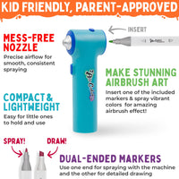TPG Creations / The Pencil Grip - Aircolor Airbrush Kit (includes Markers & Stencils) TPG-490