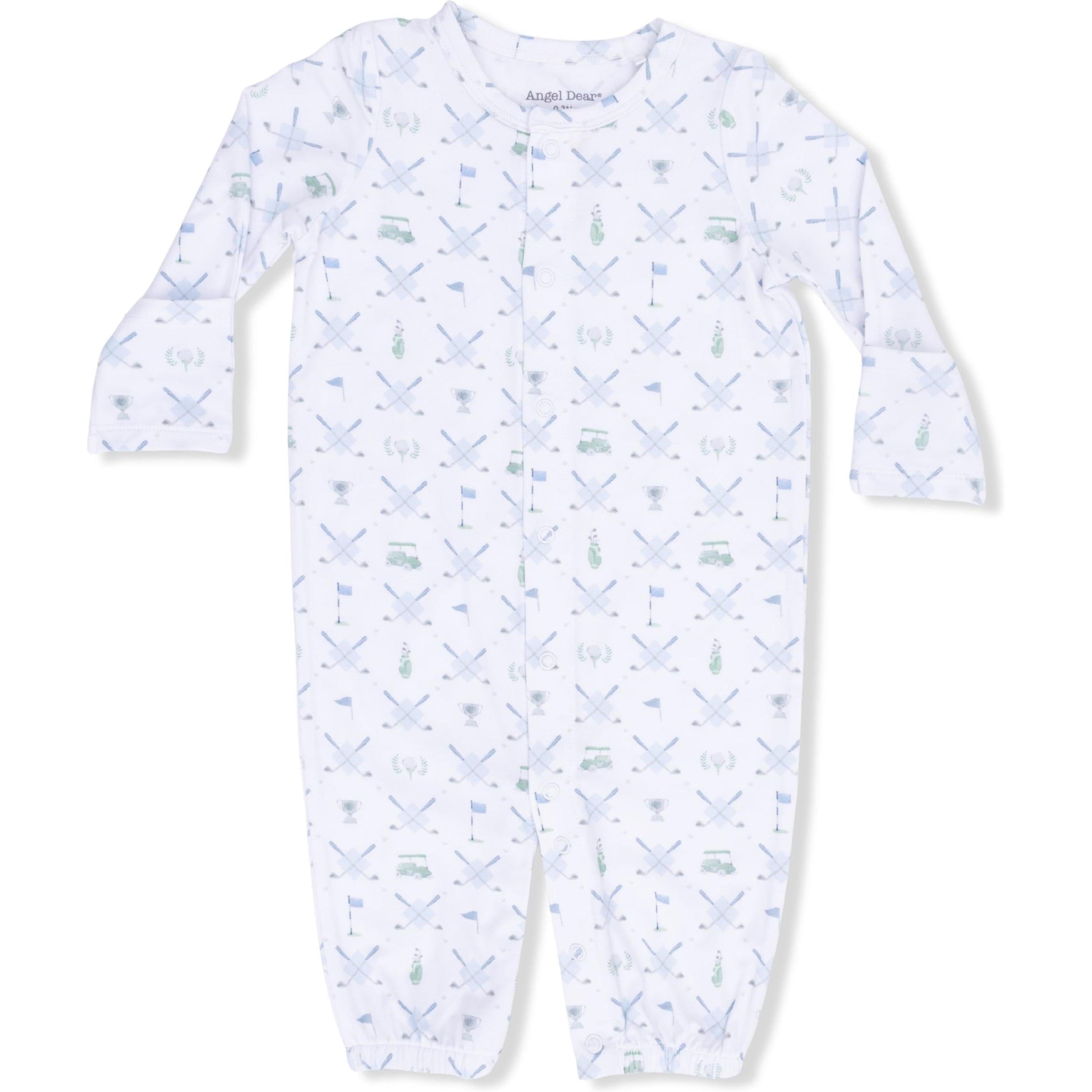 Angel Dear Golf Trellis Blue Convertible Gown