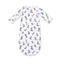 Angel Dear Buckaroo Boots Bundle Gown & Beanie Hat