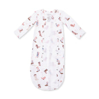 Angel Dear Buckarette Boots Bundle Gown & Knot Headband