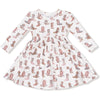 Angel Dear Future Cowgirl Twirly Long Sleeve Dress