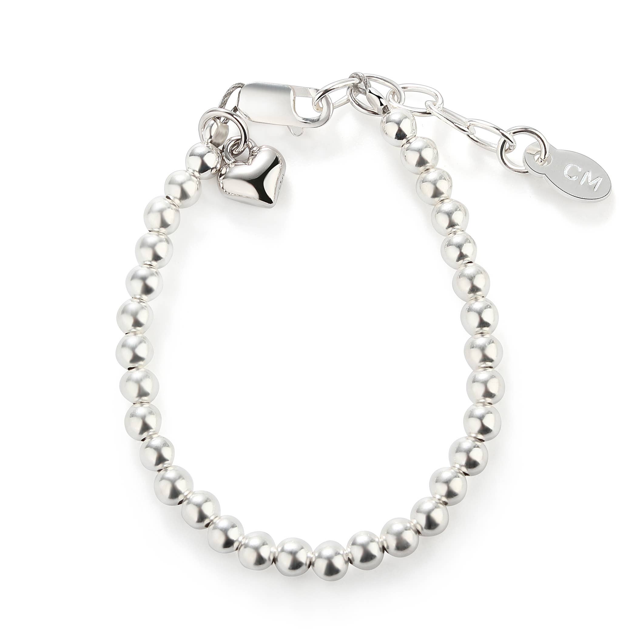 Cherished Moments - Child's Sterling Silver Heart Bracelet Girls Valentine Gift