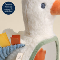 Itzy Ritzy Itzy Bitzy Mirror™ Sensory Tummy Time Mirror | Goose