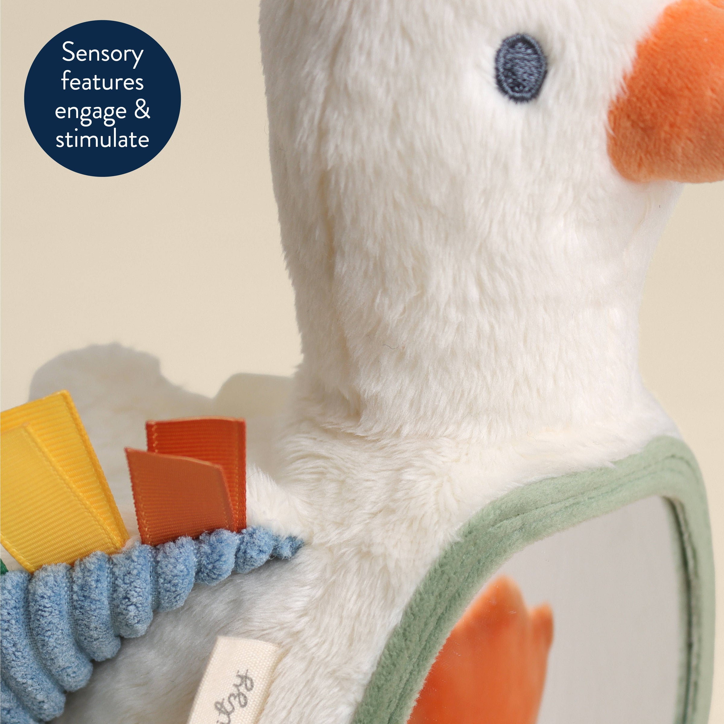 Itzy Ritzy Itzy Bitzy Mirror™ Sensory Tummy Time Mirror | Goose