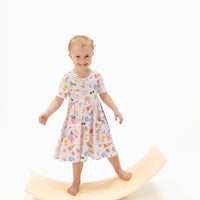 Angel Dear Girl Power Twirly Dress with Cartwheel Short